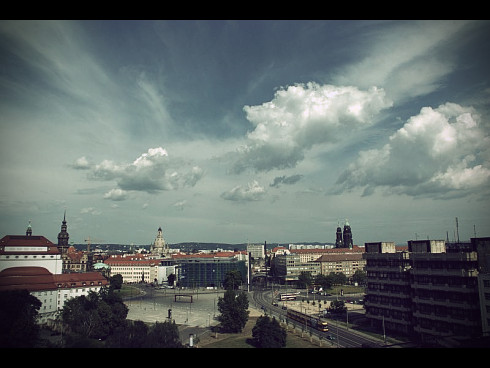 Foto: Dresden mit Script-Fu Effekten