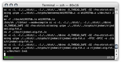 Screenshot OS X Terminal