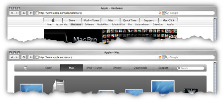 apple.com new Webdesign