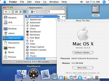 Mac OS X auf einen Asus Eee PC