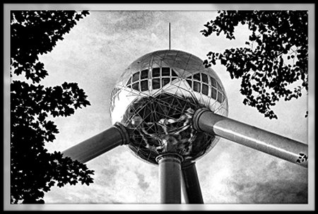 EBV-Spielerei: Foto Atomium (Detail)
