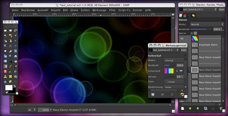 Screenshot: Gimp 2.6.x