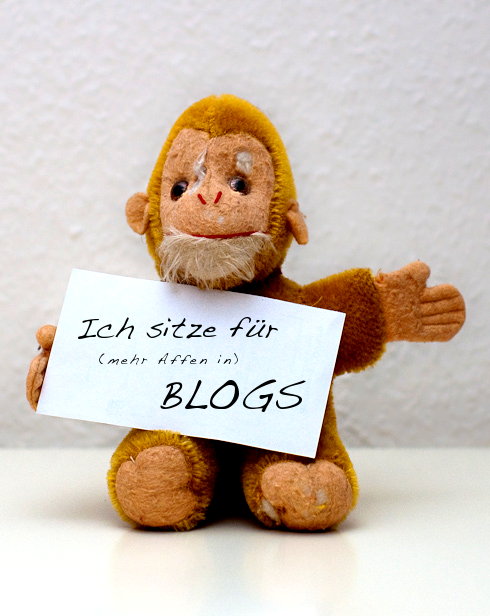 Mehr Affen in Blogs
