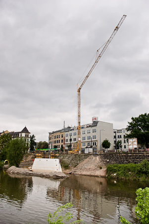 Foto: Baufortschritt Pieschener Molenbrücke