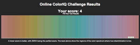 Screenshot: Color IQ Test