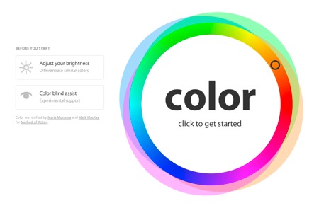 Screenshot: Color - A color matching game